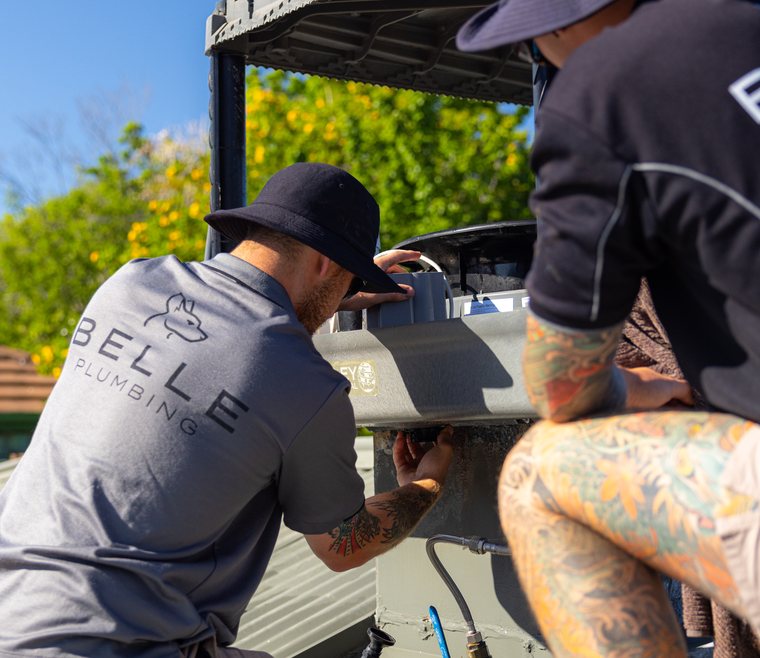 Servicing the internals of an evaporative cooler